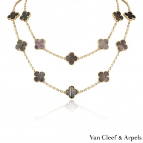 Van Cleef & Arpels Yellow Gold Vintage Alhambra Necklace Van Cleef & Arpels Yellow Gold Vintage Alhambra Necklace